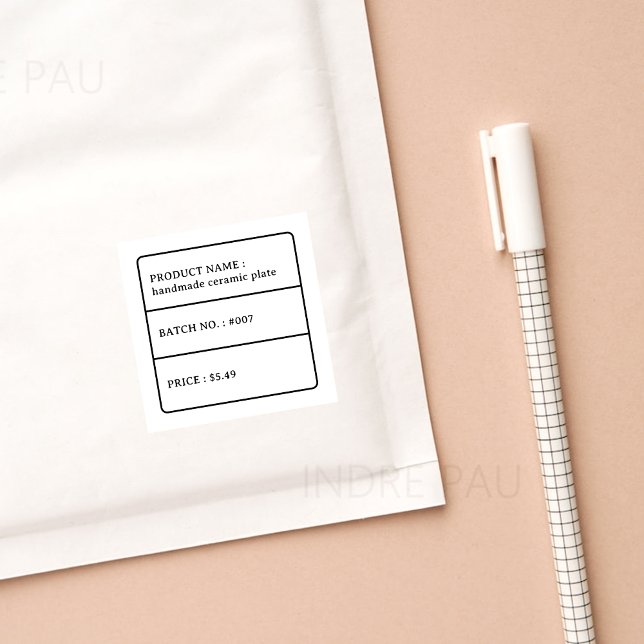 Retro Typography Product Price Tag Sticker (Creator Uploaded)