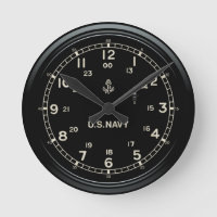 Retro U.S. NAVY Clock imitation