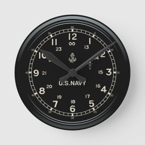 Retro US NAVY Clock imitation