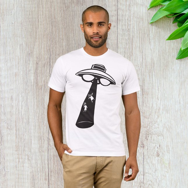 Retro UFO Abduction Graphic Alien Sci-Fi  T-Shirt (Creator Uploaded)