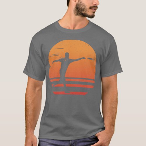 Retro Ultimate Frisbee Game Player Gift T_Shirt