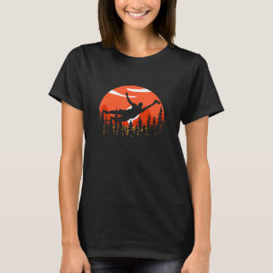 Retro Ultimate Frisbee Player Men Women Vintage Fl T-Shirt