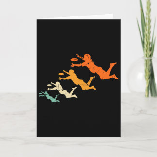 Retro Ultimate Frisbee Player Vintage Disc Ultimat Card