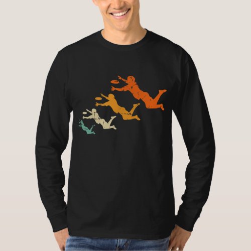 Retro Ultimate Frisbee Player Vintage Disc Ultimat T_Shirt