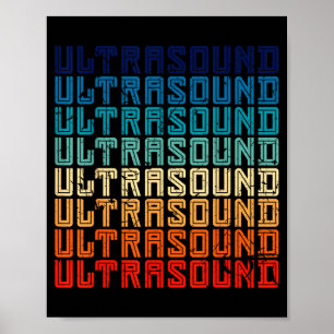 Retro Ultrasound Technologist Poster