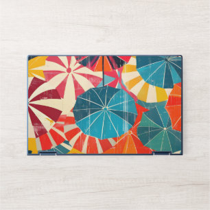 Retro Umbrella Rainy Day Pop Art HP Laptop Skin