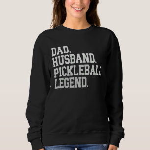 Retro uncle husband pickleball legend paddle tenni sweatshirt