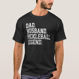 Retro uncle husband pickleball legend paddle tenni T-Shirt