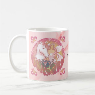 Retro Unicorn Coffee Mug