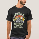 Retro US Alaska 1980 Glacier Bay National Park and T-Shirt