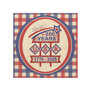 Retro USA 250th Anniversary Marquee Sign 1776-2026