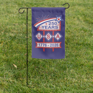 Retro USA 250th Anniversary Marquee Sign 1776-2026
