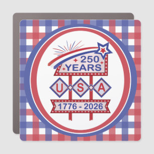 Retro USA 250th Anniversary Marquee Sign 1776-2026