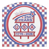 Retro USA 250th Anniversary Marquee Sign 1776-2026