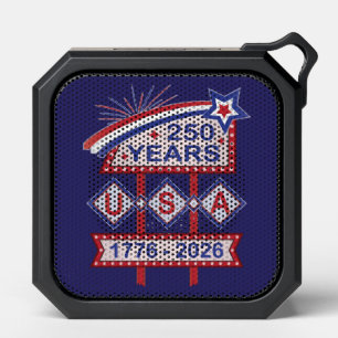Retro USA 250th Anniversary Marquee Sign 1776-2026 Bluetooth Speaker