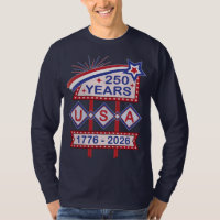 Retro USA 250th Anniversary Marquee Sign 1776-2026