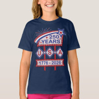Retro USA 250th Anniversary Marquee Sign 1776-2026