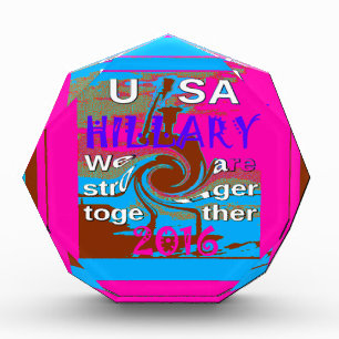 Retro USA Stronger Together Abstract Art Print Award