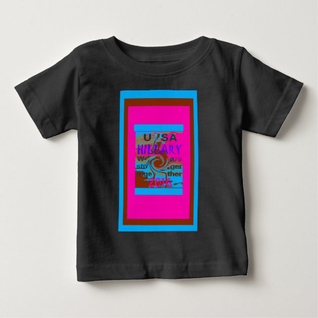 Retro USA Stronger Together Abstract Art Print Baby T-Shirt (Front)