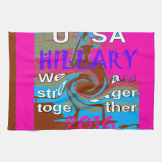Retro USA Stronger Together Abstract Art Print Kitchen Towel