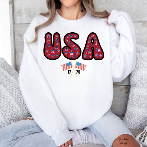 Retro USA Sweatshirt Vintage America Sweatshirt