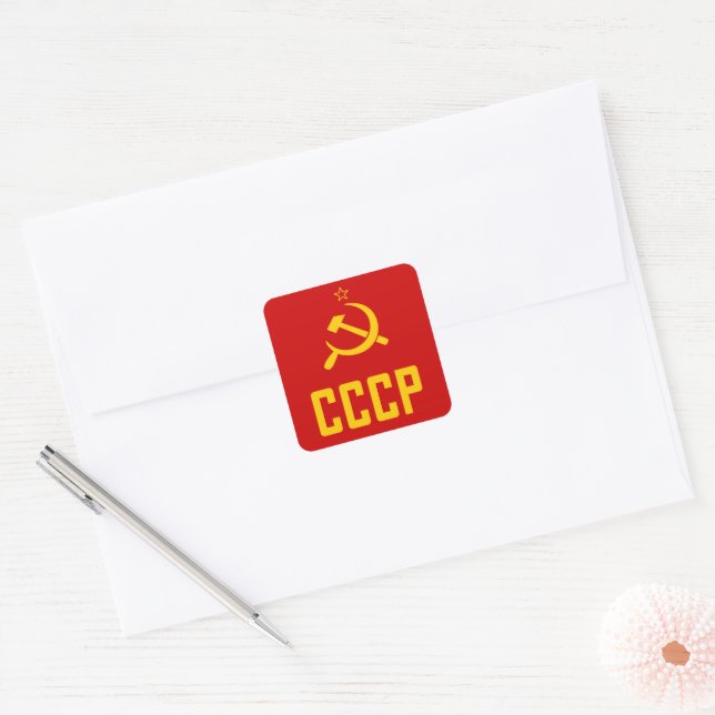 USSR CCCP Soviet Union Russian Flag Vinyl Sticker Decal For Car - 3700868776303