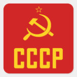 Retro USSR CCCP Soviet Union 80's Stickers
