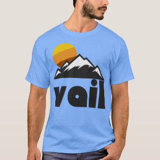 Retro Vail Colorado ))(( Tourist Souvenir Travel D T-Shirt