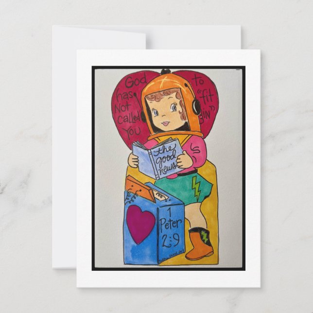 Retro Valentine Card (Front)