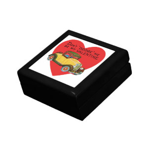 Retro Valentine, Don't Dodge Me, Be My Valentine! Jewelry Box
