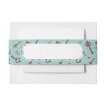 Retro Valentine Keys Invitation Belly Band