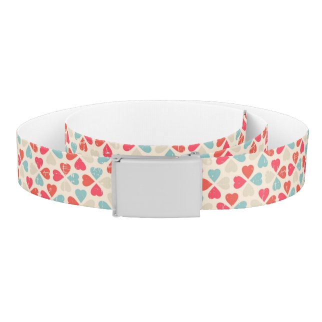 Retro Valentine's Day Pattern Belt (Coil)