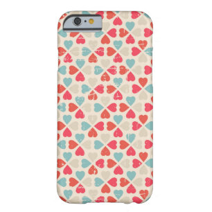 Retro Valentine's Day Pattern Barely There iPhone 6 Case