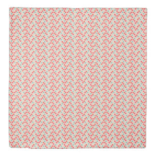 Retro Valentine's Day Pattern Duvet Cover