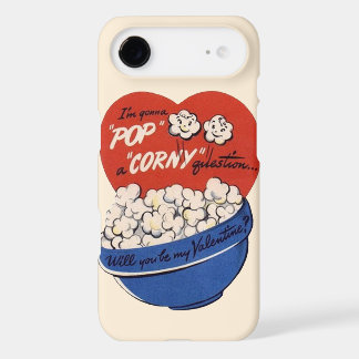 Retro Valentines Day, Popcorn Pop a Corny Question iPhone 17 Air Case