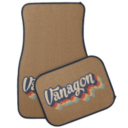 Retro Vanagon T3 Text cool Style Car Floor Mat