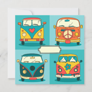 Retro Vans Holiday Card