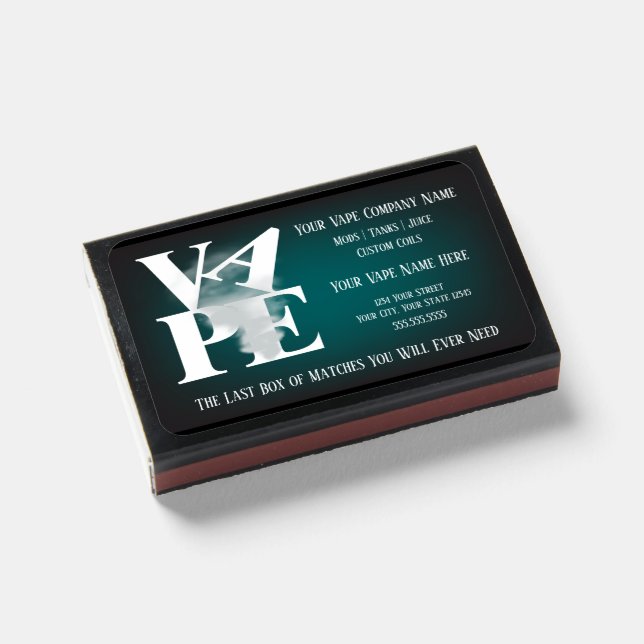  Retro VAPE Box - Last Box of Matches (Front Closed)