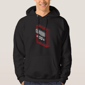 Retro Vaporwave Gunnison Colorado CO Hoodie