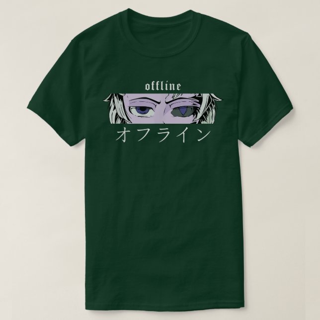 Retro Vaporwave Manga Otaku Japan Anime Offline De T-Shirt (Design Front)