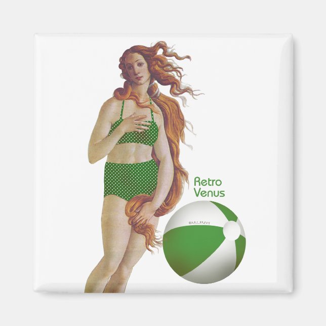 Retro Venus Magnet (Front)