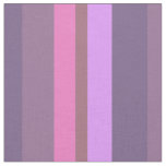 Retro Vertical Stripes Eggplant, Mauve &amp; pink Fabric