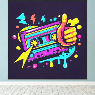Retro Vibe Canvas Print