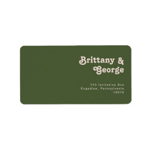 Rsvp Return Address Labels | Zazzle