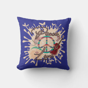 Retro vibe throw pillow