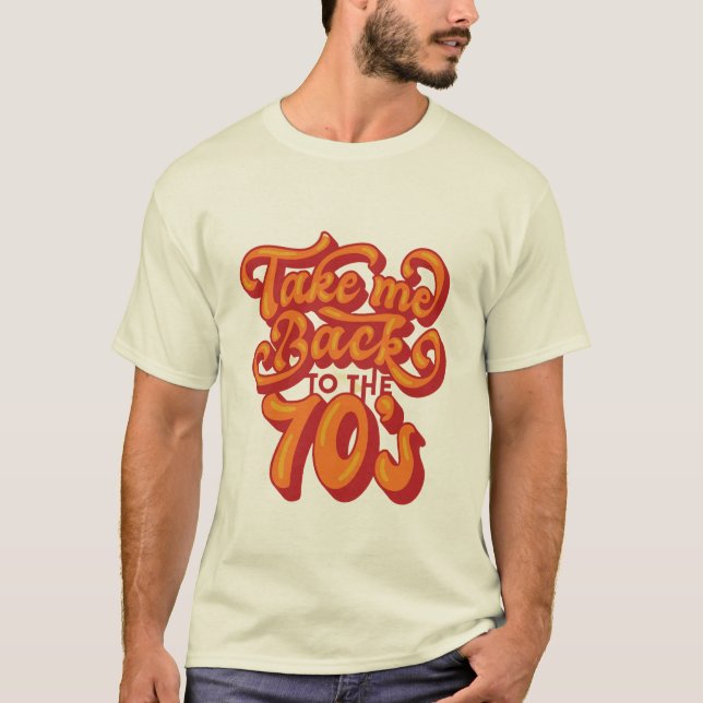 Retro Vibes – 70s Throwback Tee (Front)