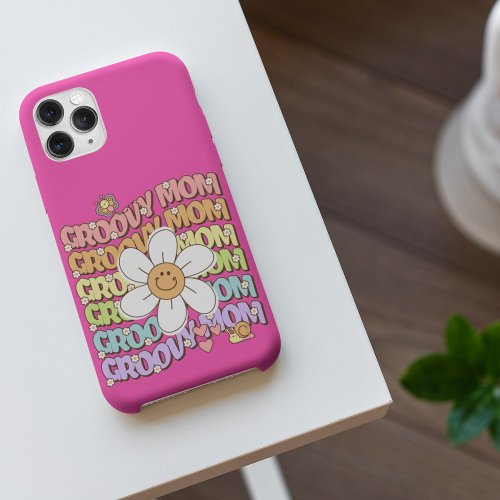 Retro Vibes iPhone Case Groovy Mom Edition Case_Mate iPhone 14 Pro Max Case