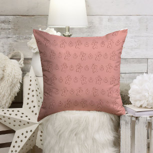 Retro Vibes Pillow Pastel Holiday Sofa Style