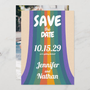 Retro Vibes Save The Date
