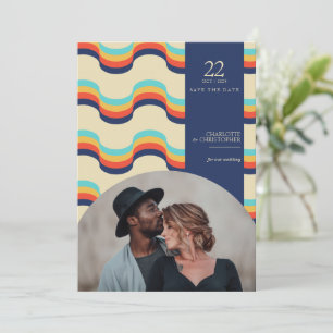 Retro Vibes Save The Date